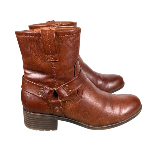 Frye Shoes - FRYE Elodie Moto Harness Buckle Ankle Boots